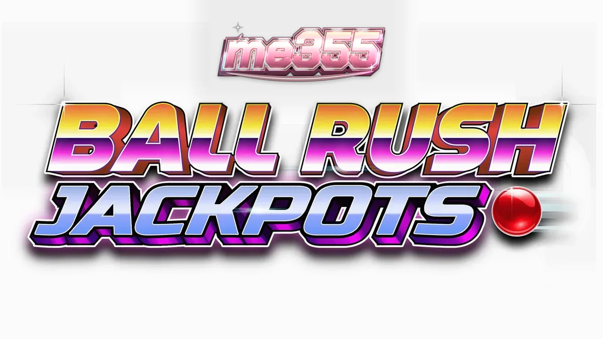 Tampilan visual papan permainan Ball Rush Jackpots dengan bola dan pasak yang dinamis